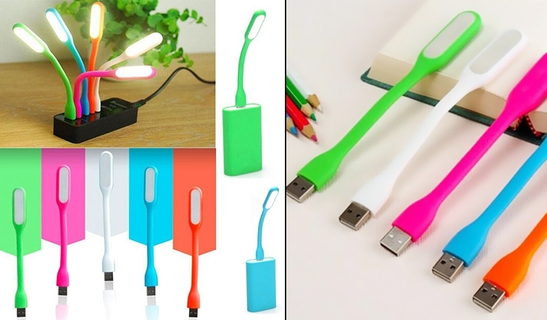 33% off, Rs 800 only for Pack of 12 Portable LED USB Light -  Free DELIVERY