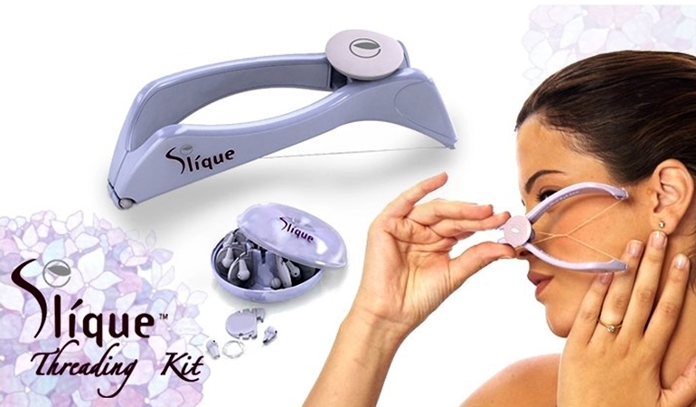 Slique Eyebrow Face and Body Hair Threading and Removal Kit
