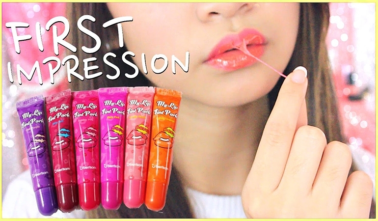 48% off, Rs 1450 only for Oops My Lip Tint Pack Set for Her 15g (Berrisom 6 Colors) - FIRST IMPRESSION