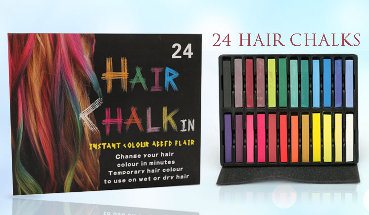 Set of 24 Hair Chalks