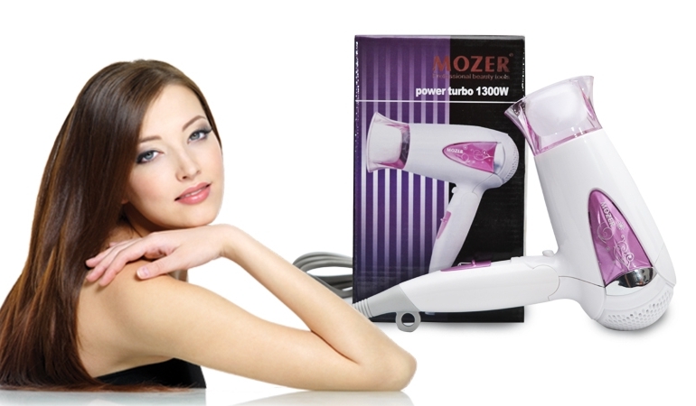 48% off Rs 1499 only for Hair Dryer Power Turbo by Mozer - FREE DELIVERY