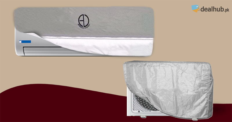 Pack of 2 Split AC Covers & 2 Outer Unit Covers  (Select your Suitable Design)